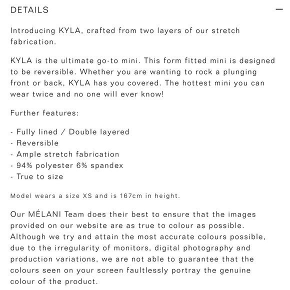 Melanie the label Kyla Red Reversible Mini Dress - Picture 7 of 10